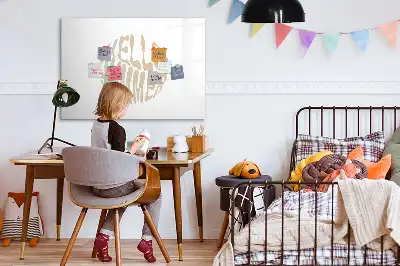 Schreib-Magnettafel mit Motiv Hallo Sommer