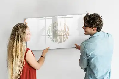 Schreib-Magnettafel mit Motiv Hallo Sommer