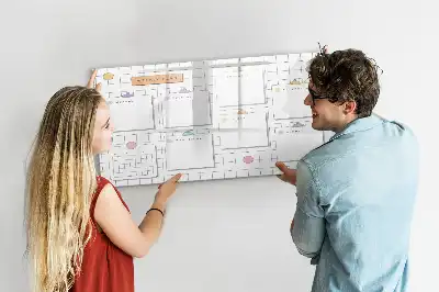 Magnettafel beschreibbar für die Wochenplanung