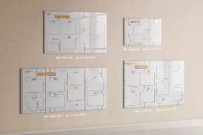 Magnettafel beschreibbar für die Wochenplanung