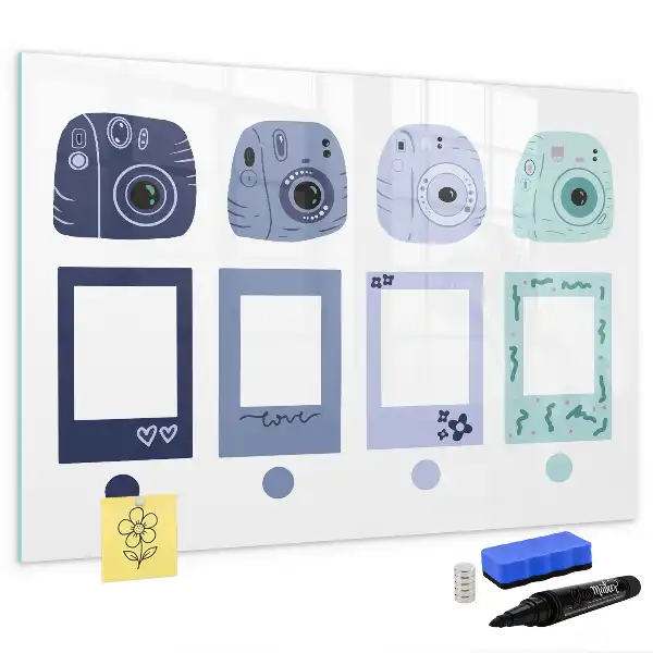 Schreib-Magnettafel im Polaroid-Rahmendesign