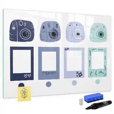 Schreib-Magnettafel im Polaroid-Rahmendesign