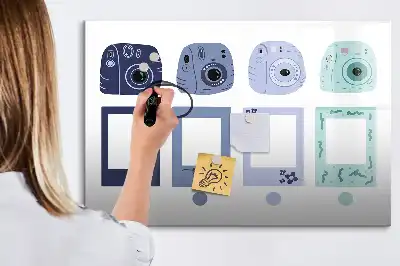 Schreib-Magnettafel im Polaroid-Rahmendesign