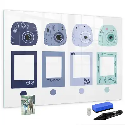 Schreib-Magnettafel im Polaroid-Rahmendesign