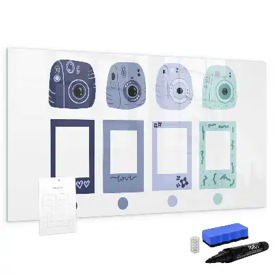Schreib-Magnettafel im Polaroid-Rahmendesign