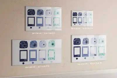 Schreib-Magnettafel im Polaroid-Rahmendesign