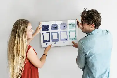 Schreib-Magnettafel im Polaroid-Rahmendesign