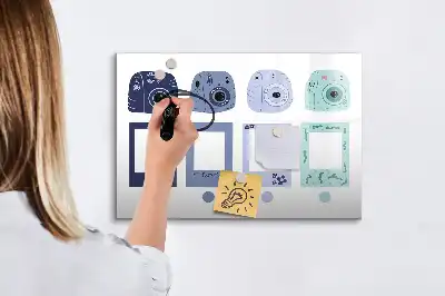 Schreib-Magnettafel im Polaroid-Rahmendesign