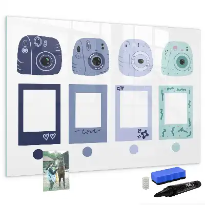 Schreib-Magnettafel im Polaroid-Rahmendesign