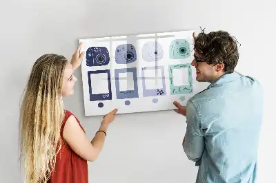 Schreib-Magnettafel im Polaroid-Rahmendesign