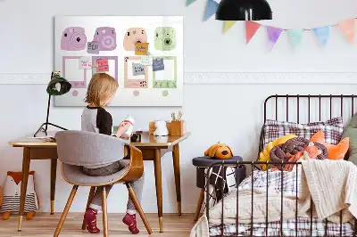 Magnettafel beschreibbar, im Kamera-Set-Design