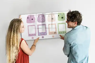 Magnettafel beschreibbar, im Kamera-Set-Design
