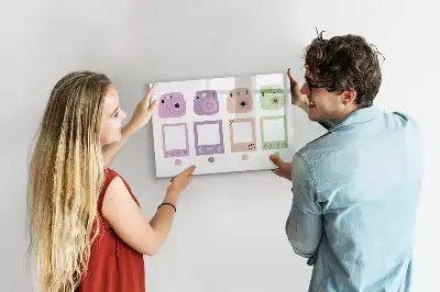 Magnettafel beschreibbar, im Kamera-Set-Design