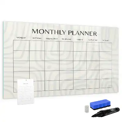 Schreib-Magnettafel als Monatsplaner