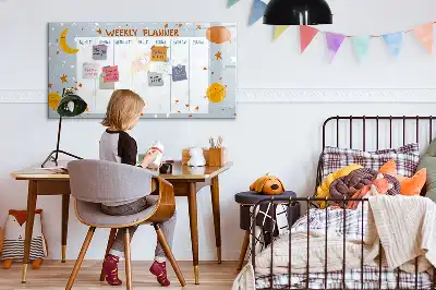 Schreib-Magnettafel Wochenplaner