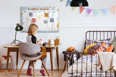Schreib-Magnettafel Wochenplaner