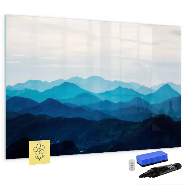 Schreib-Magnettafel in Aquarellwasser-Optik