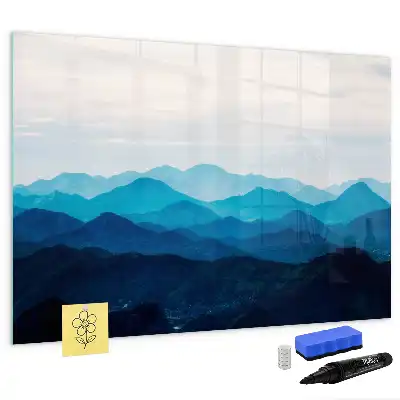 Schreib-Magnettafel in Aquarellwasser-Optik
