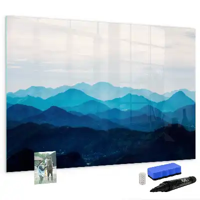 Schreib-Magnettafel in Aquarellwasser-Optik