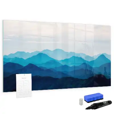 Schreib-Magnettafel in Aquarellwasser-Optik