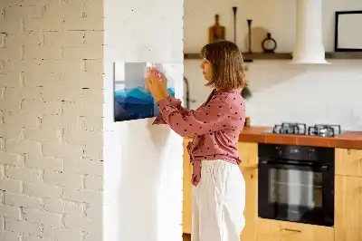 Schreib-Magnettafel in Aquarellwasser-Optik