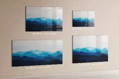 Schreib-Magnettafel in Aquarellwasser-Optik