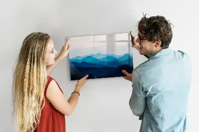 Schreib-Magnettafel in Aquarellwasser-Optik