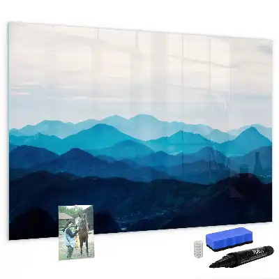 Schreib-Magnettafel in Aquarellwasser-Optik