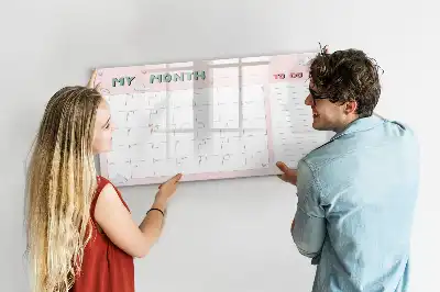 Monatsplaner für Kinder beschreibbare Magnettafel