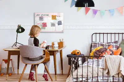 Monatsplaner für Kinder beschreibbare Magnettafel