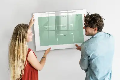 Schreibtisch-Organizer mit magnetischer Schreibtafel