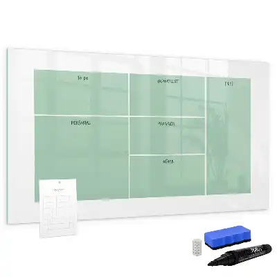 Schreibtisch-Organizer mit magnetischer Schreibtafel