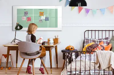 Schreibtisch-Organizer mit magnetischer Schreibtafel