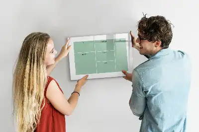 Schreibtisch-Organizer mit magnetischer Schreibtafel