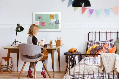 Schreibtisch-Organizer mit magnetischer Schreibtafel