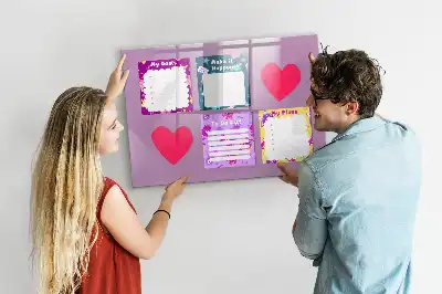 Schreib-Magnettafel mit gruseligem Motiv