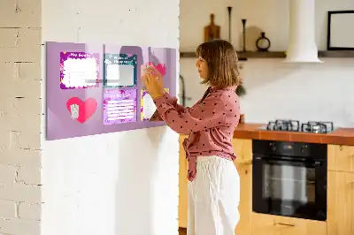 Schreib-Magnettafel mit gruseligem Motiv