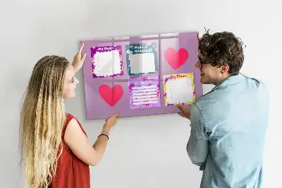 Schreib-Magnettafel mit gruseligem Motiv
