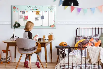 Wochenplaner als magnetische Schreibtafel