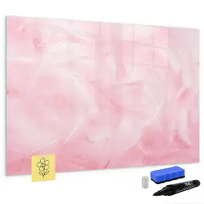 Beschreibbare Magnettafel mit Feder-Abstraktion