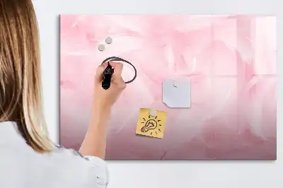 Beschreibbare Magnettafel mit Feder-Abstraktion