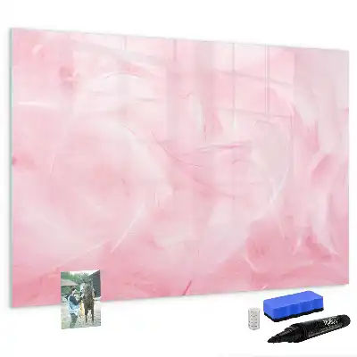Beschreibbare Magnettafel mit Feder-Abstraktion