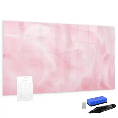 Beschreibbare Magnettafel mit Feder-Abstraktion