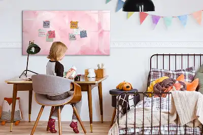Beschreibbare Magnettafel mit Feder-Abstraktion