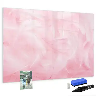 Beschreibbare Magnettafel mit Feder-Abstraktion