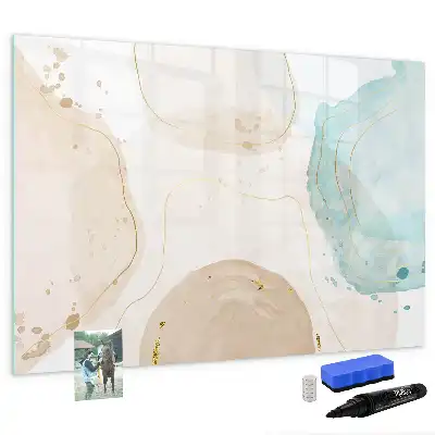 Schreib-Magnettafel mit Aquarellflecken-Design