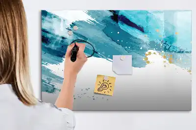 Schreib-Magnettafel Pinselstrich
