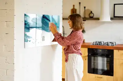 Schreib-Magnettafel Pinselstrich