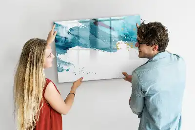 Schreib-Magnettafel Pinselstrich