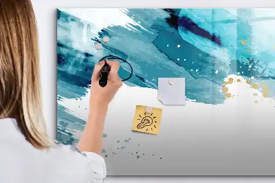 Schreib-Magnettafel Pinselstrich